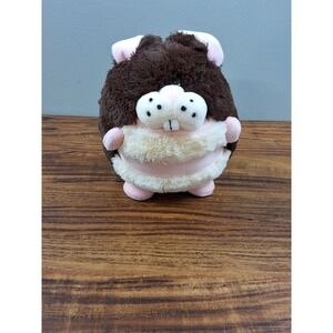 MushaBelly Chatter MUNCHING BUNNY Jay At Play Plush Stuffed Animal Brown Works